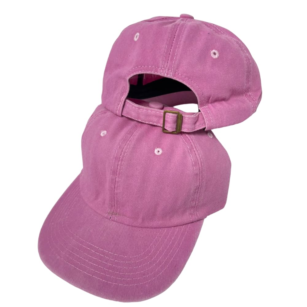 Roytrense Unisex 100% Cotton Washed Low Profile Dad Hat - Adjustable Baseball Cap for Outdoor Activities