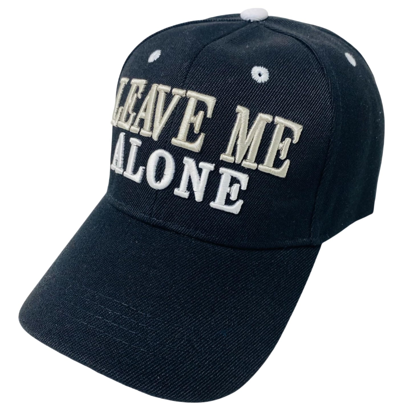 Unisex Embroidered Novelty Leave Me Alone Baseball Cap