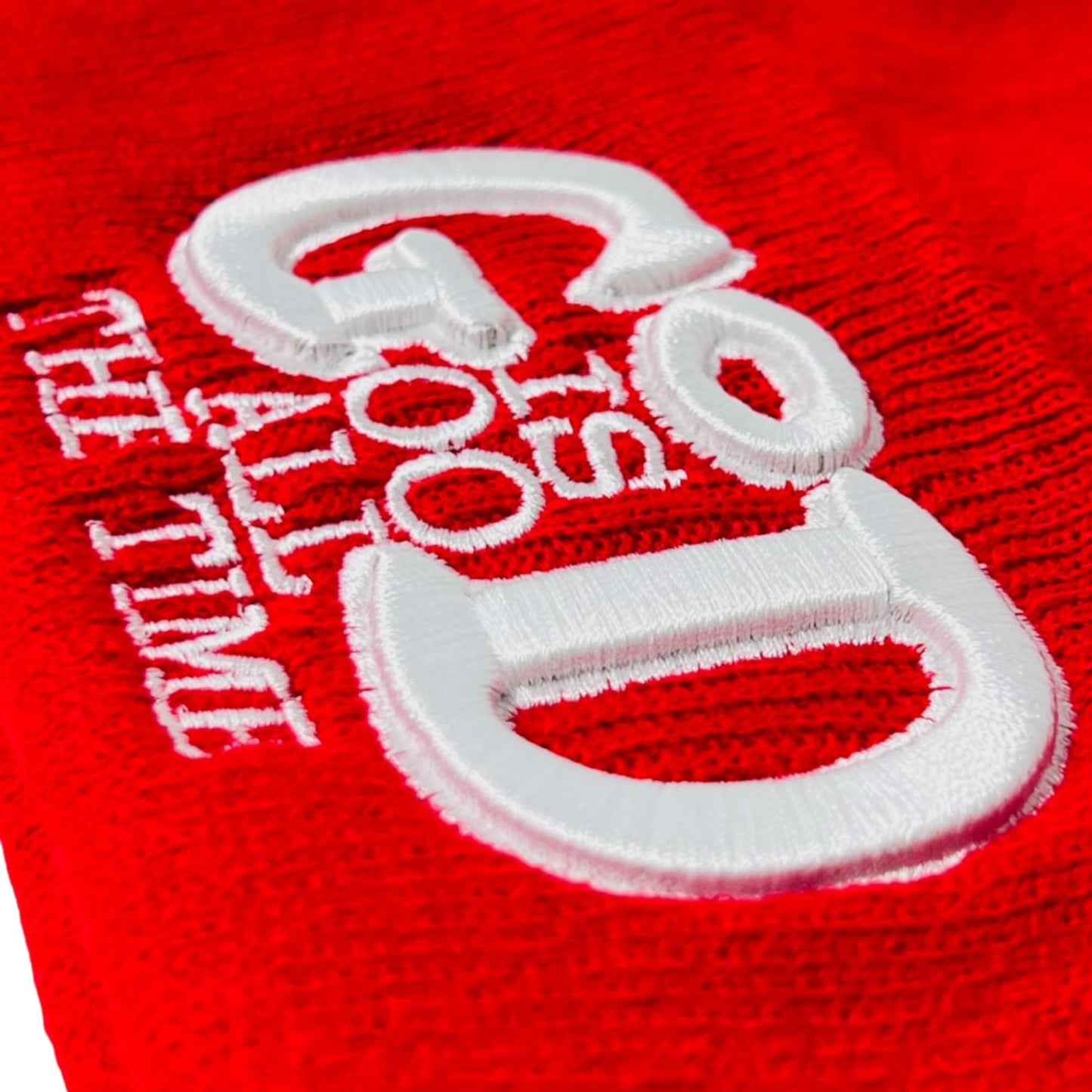 Roytrense Unisex 3D Embroidered God is Good All The Time Winter Knit Beanie
