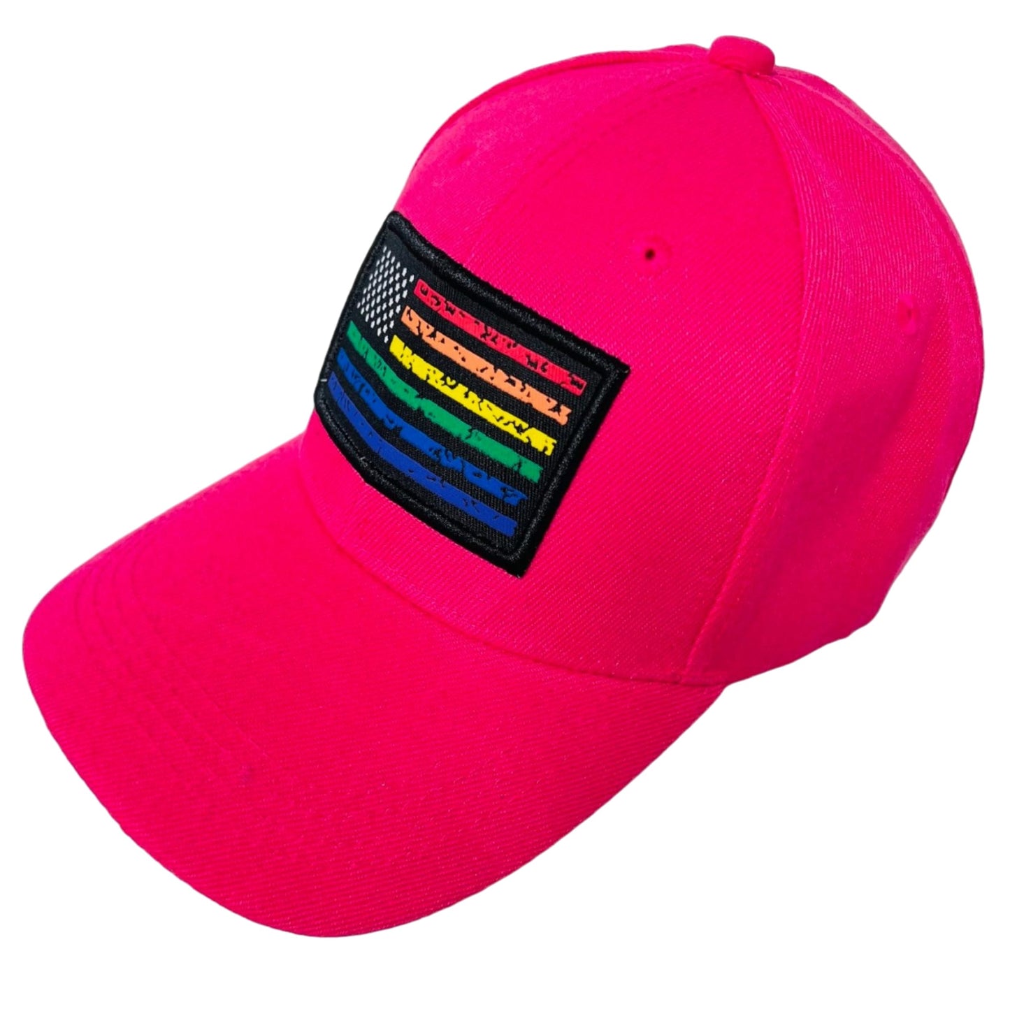 Unisex Rainbow Pride Adjustable Baseball Cap Rainbow Flag