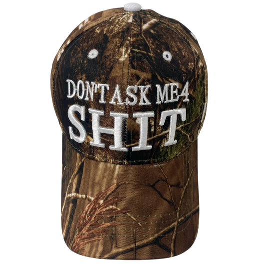 Funny Unisex Embroidered Don't Ask Me 4 Shit Novelty Baseball Cap