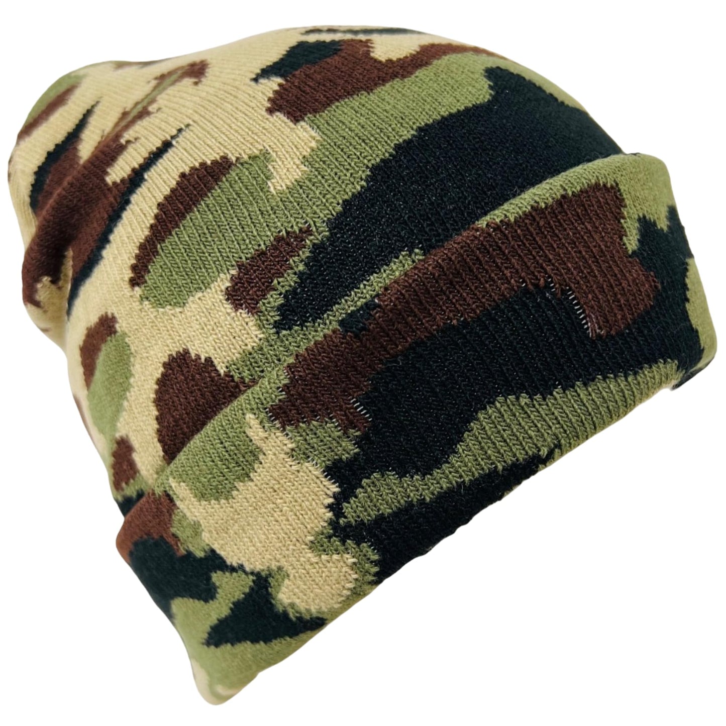 Super Soft Unisex Camo Print Winter Knit Beanie