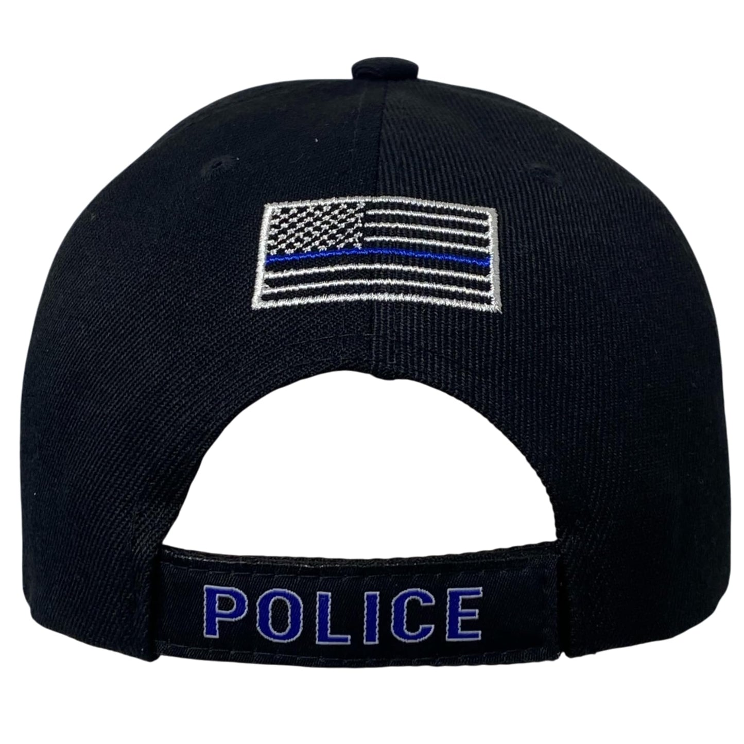 Roytrense Unisex Embroidered Blue Line Badge Baseball Cap – Patriotic Law Enforcement Support Hat