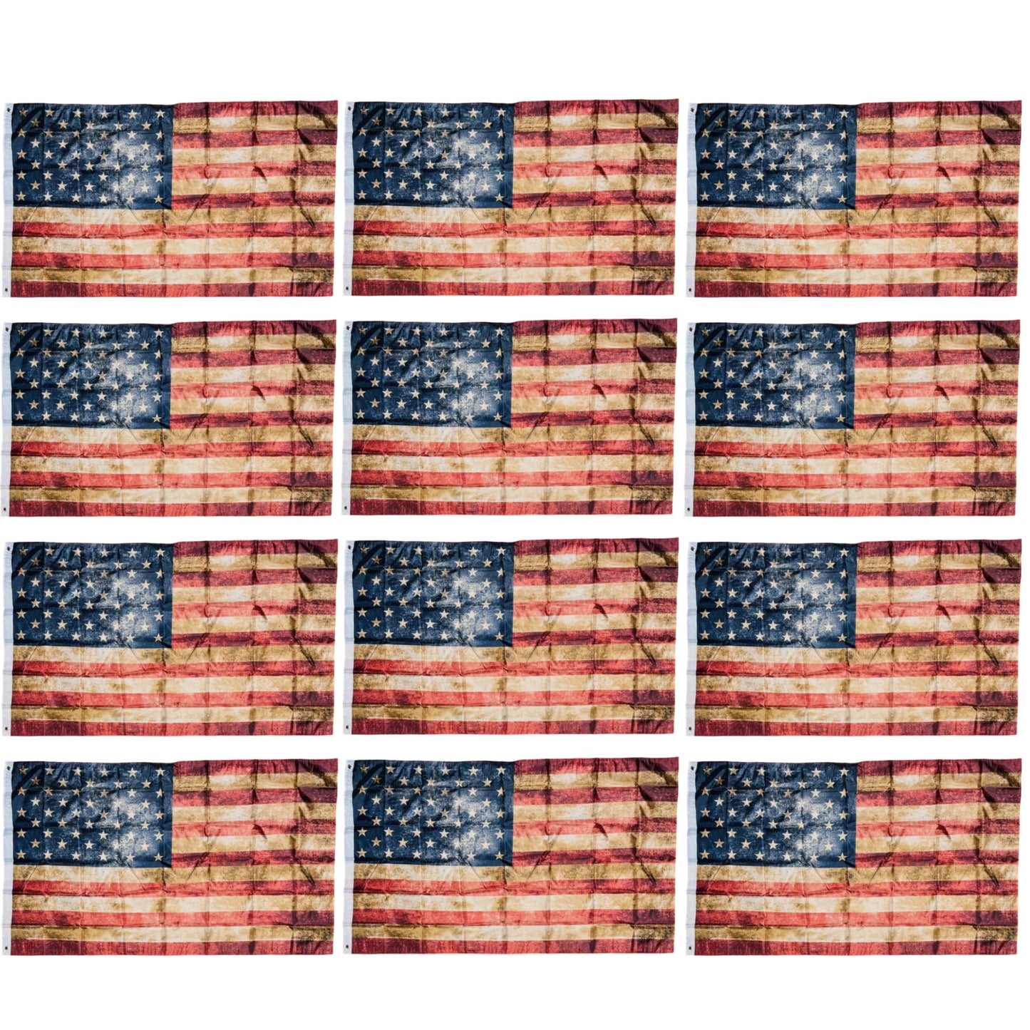 Double Stitched Antique American 3X5 Flag