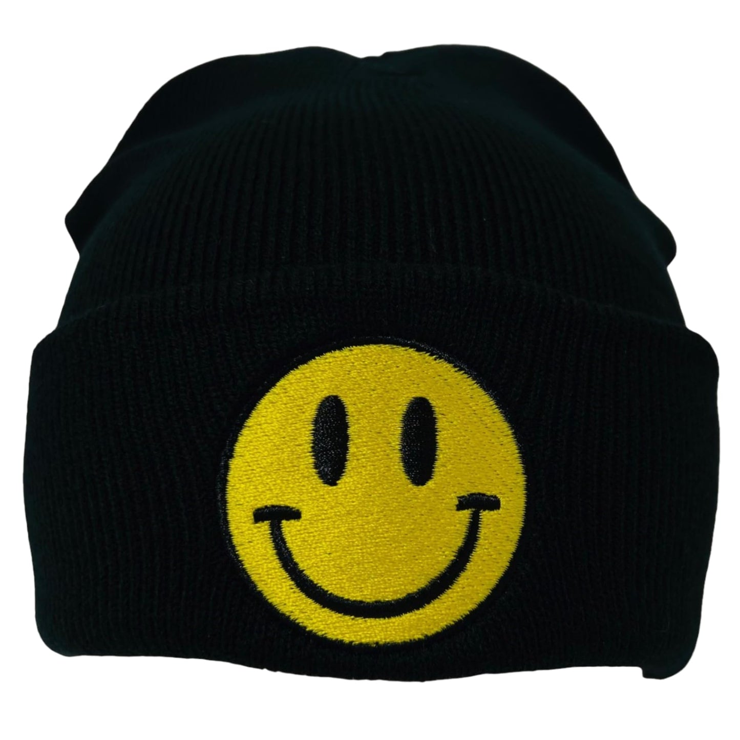 Unisex Embroidered Emoji Winter Knit Beanie