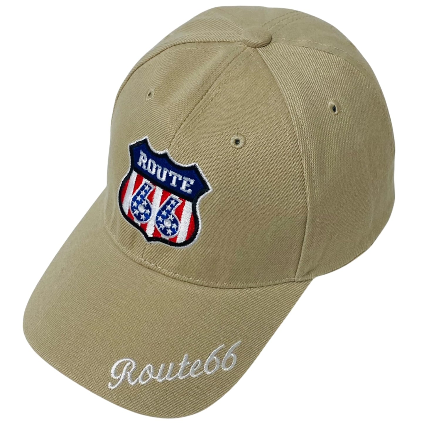 Roytrense Unisex Route 66 Embroidered Baseball Cap - Travel Inspired Adjustable Dad Hat