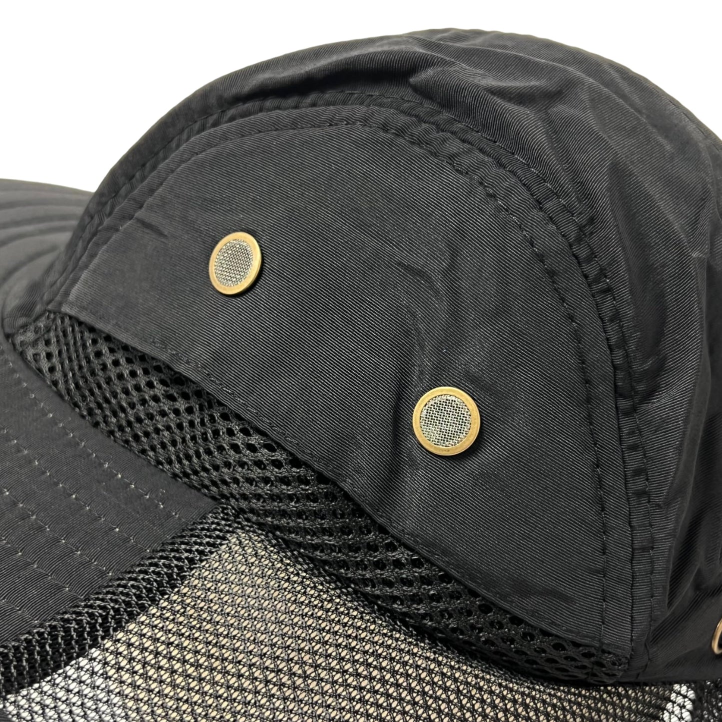 Packable and Adjustable Mesh Boonie Sun Hat with Mesh Neck Flap