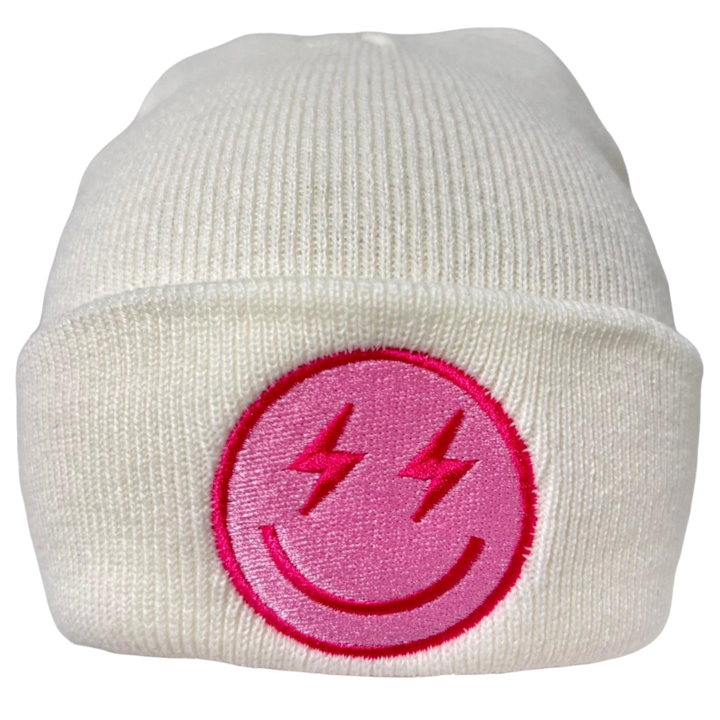Unisex Embroidered Emoji Winter Knit Beanie