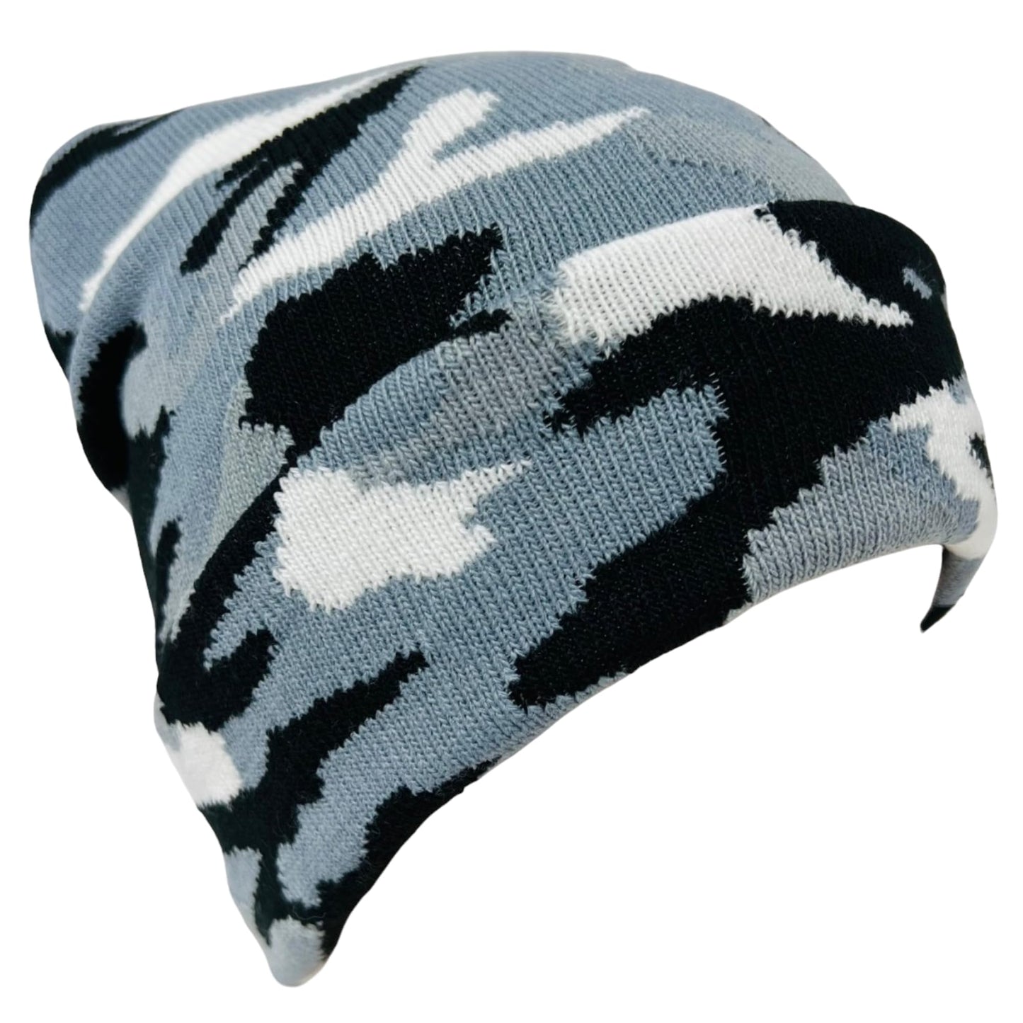 Super Soft Unisex Camo Print Winter Knit Beanie