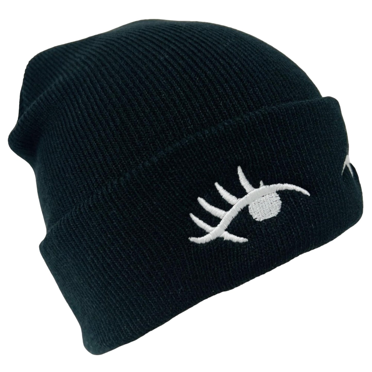 Unisex Embroidered Expression Mood Winter Knit Beanie