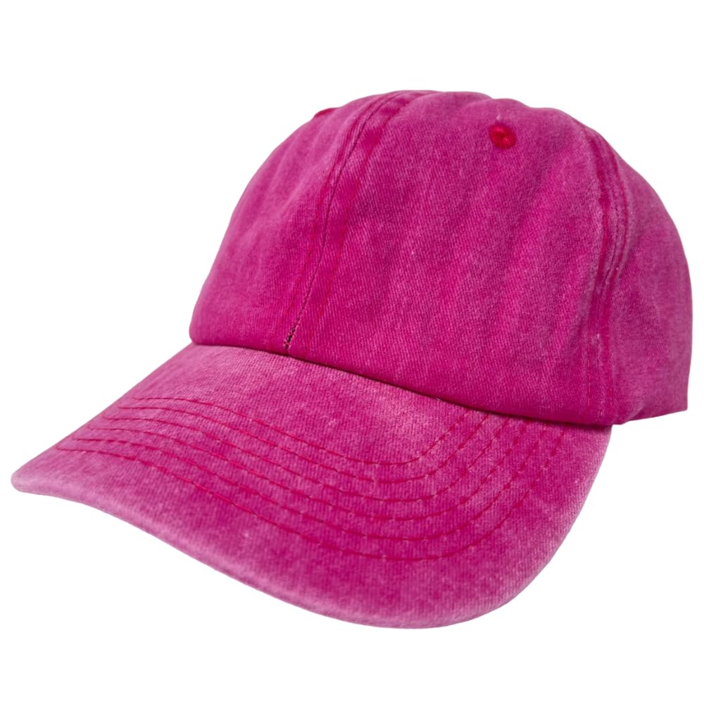 Roytrense Unisex 100% Cotton Washed Low Profile Dad Hat - Adjustable Baseball Cap for Outdoor Activities