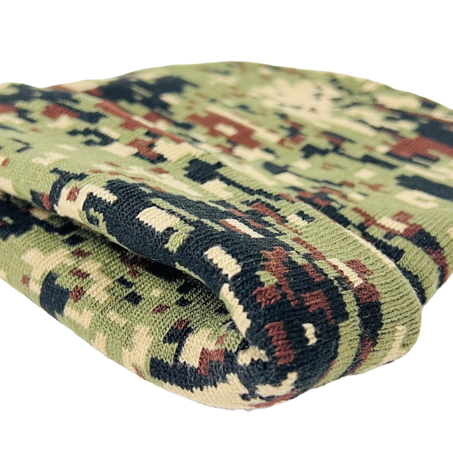 Roytrense Super Soft Child Unisex Camo Print Winter Knit Beanie