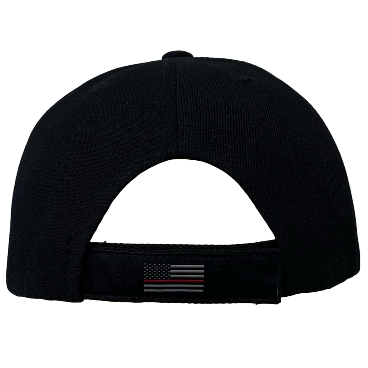 Unisex Embroidered Thin Red Line Flag Baseball Cap – Patriotic Firefighter Support Dad Hat