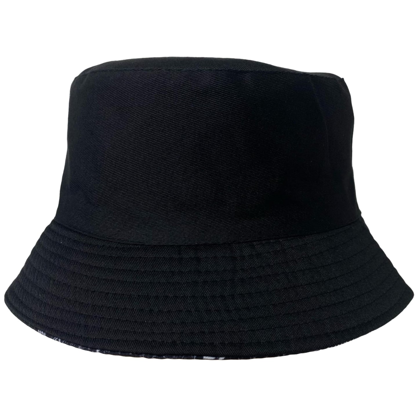 Unisex Bandana Paisley Bucket Hat Reversible Double-Side-Wear Packable for Travel, Outdoors, and Beach