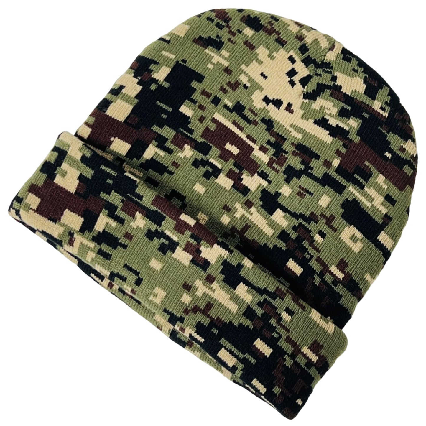 Super Soft Unisex Camo Print Winter Knit Beanie