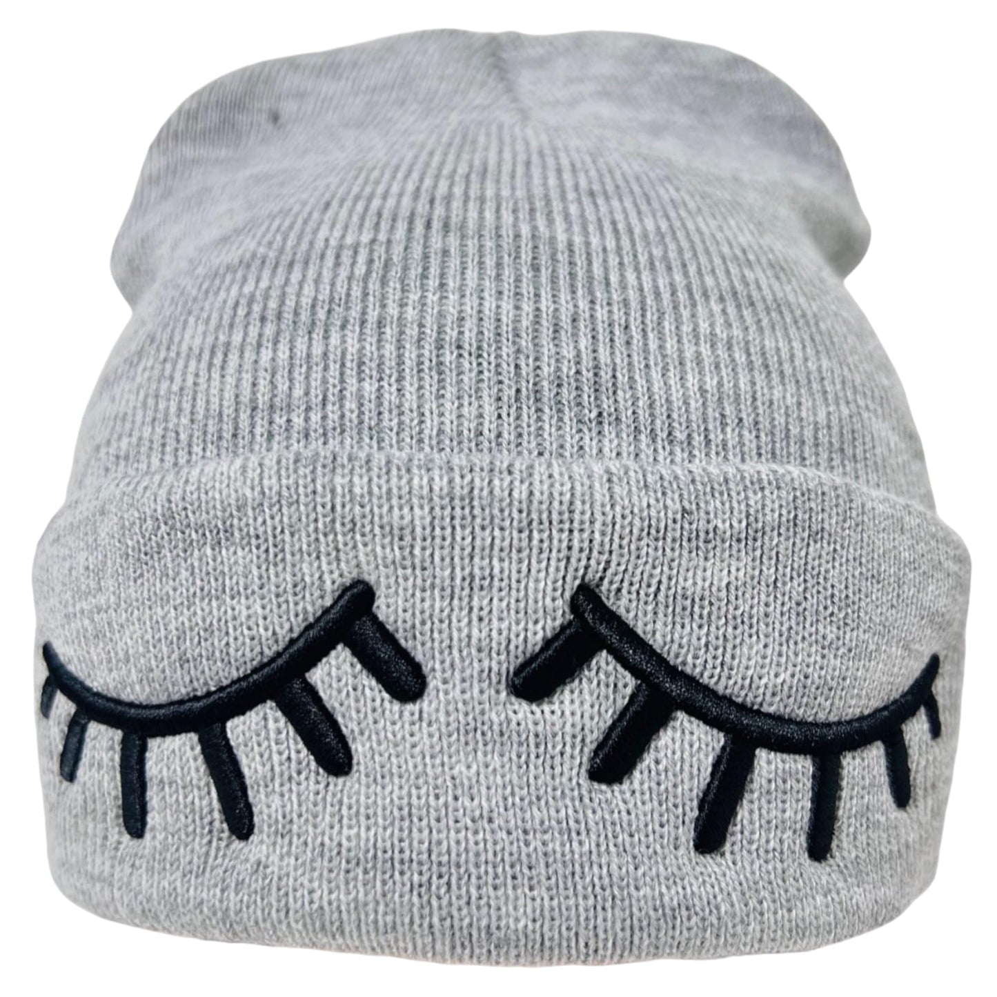 Unisex Embroidered Expression Mood Winter Knit Beanie
