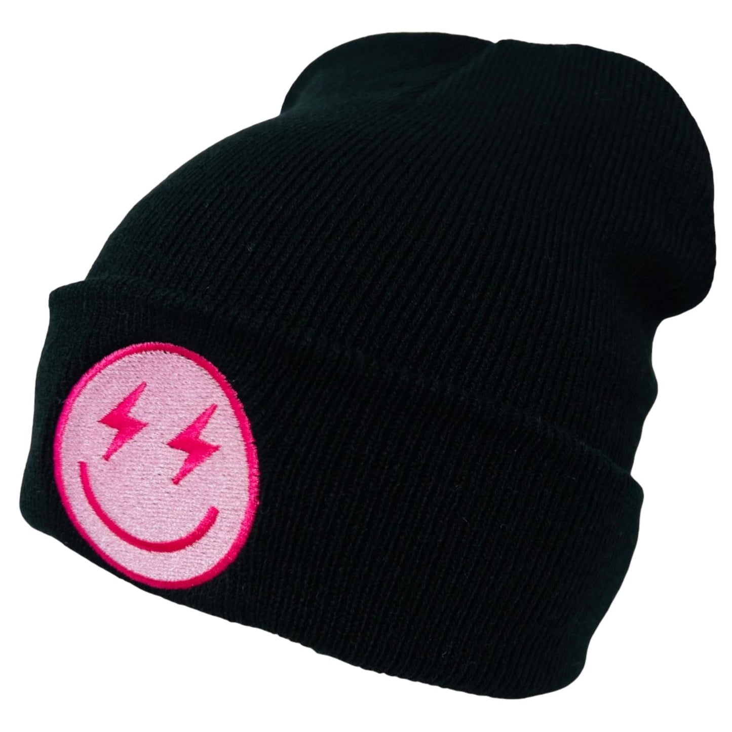 Unisex Embroidered Emoji Winter Knit Beanie