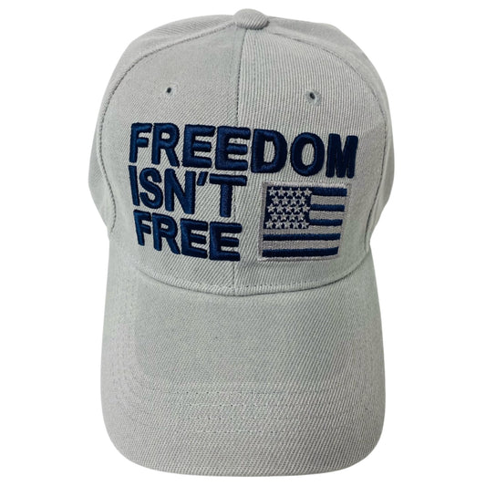 Roytrense Unisex Embroidered Patriotic Freedom Isn’t Free Baseball Cap