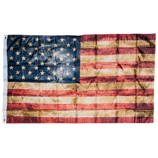Double Stitched Antique American 3X5 Flag