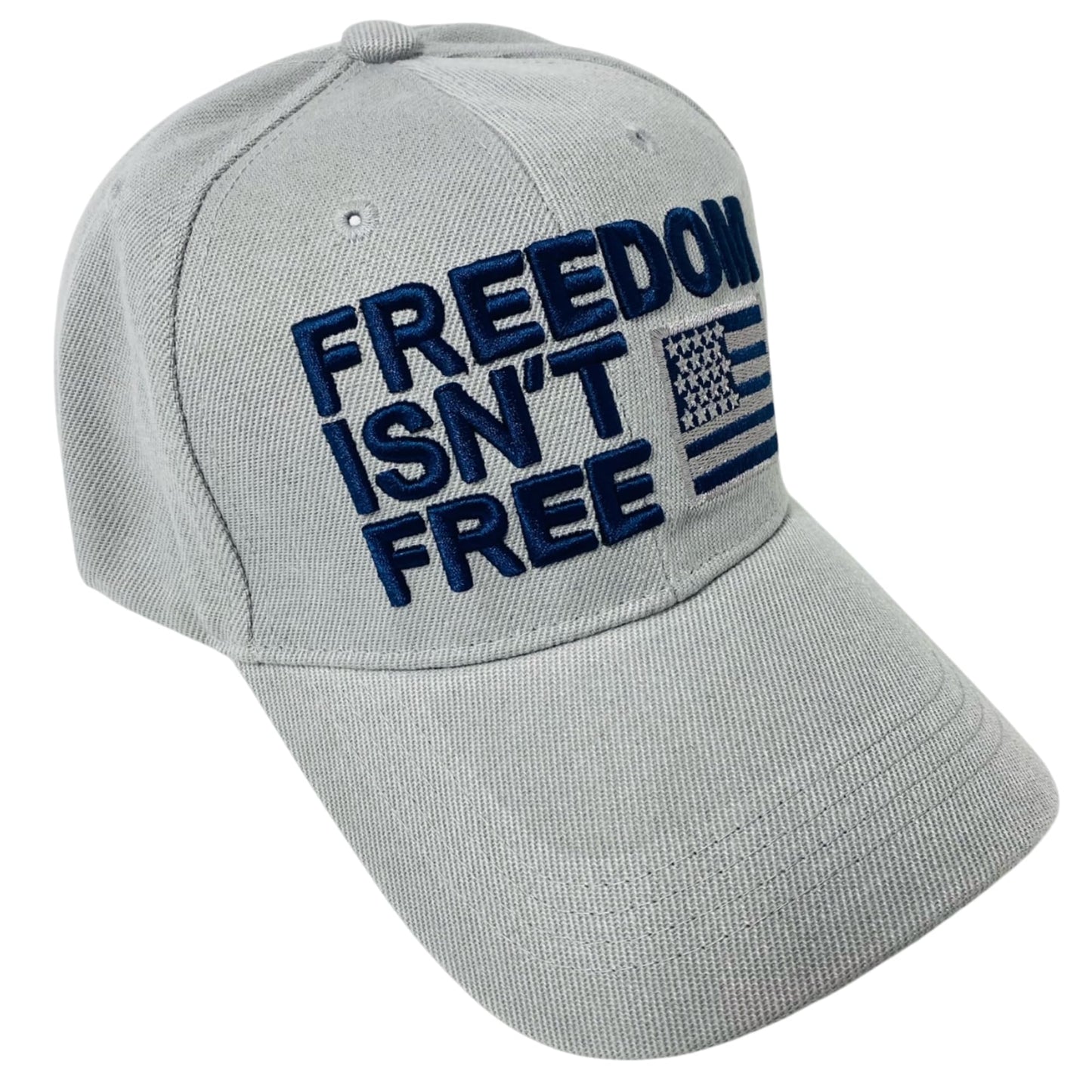 Roytrense Unisex Embroidered Patriotic Freedom Isn’t Free Baseball Cap