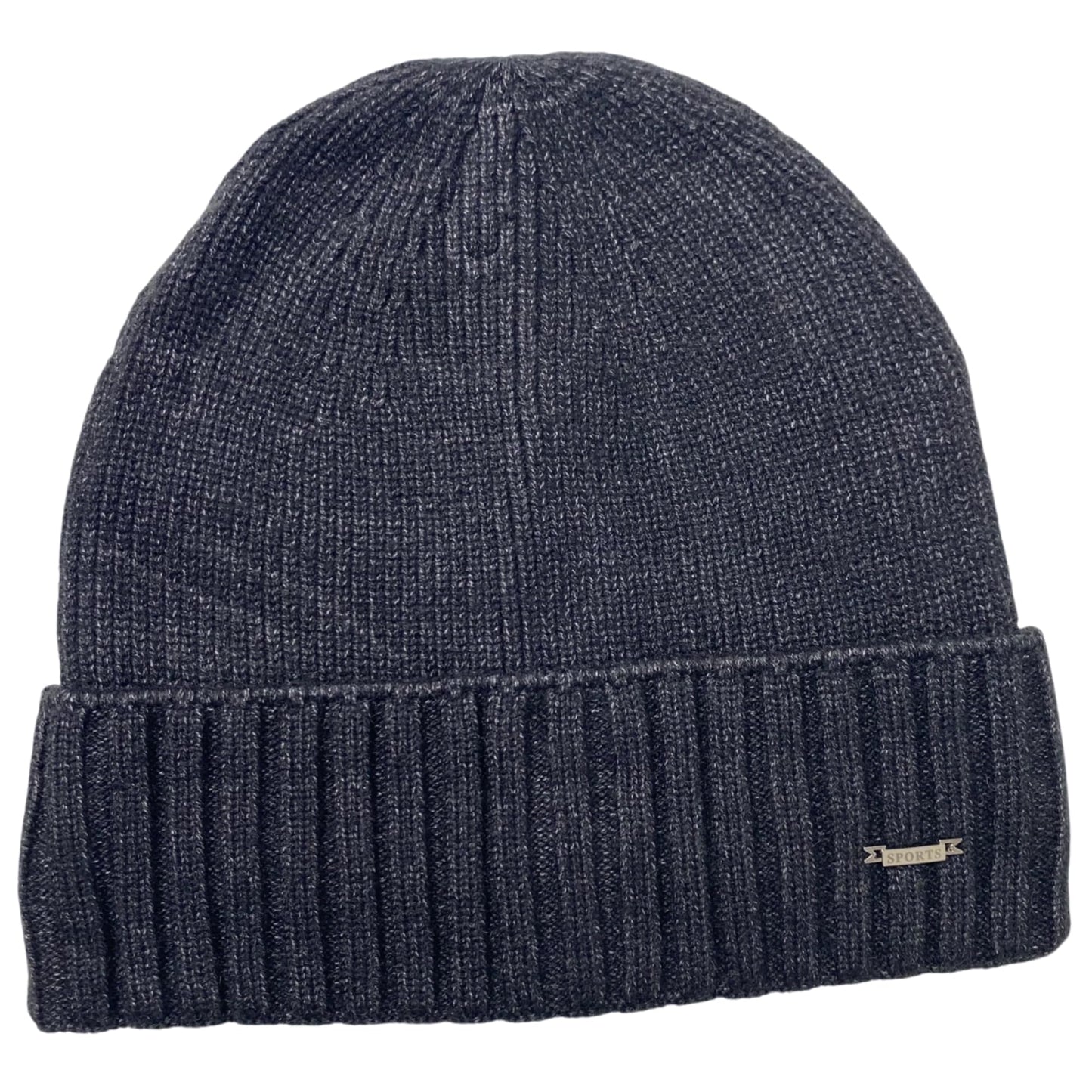 Super Soft Plush-Lined Solid Color Knitted Sport Cuffed Winter Hat