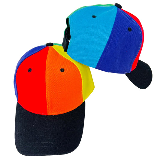 Unisex Rainbow Pride Adjustable Baseball Cap