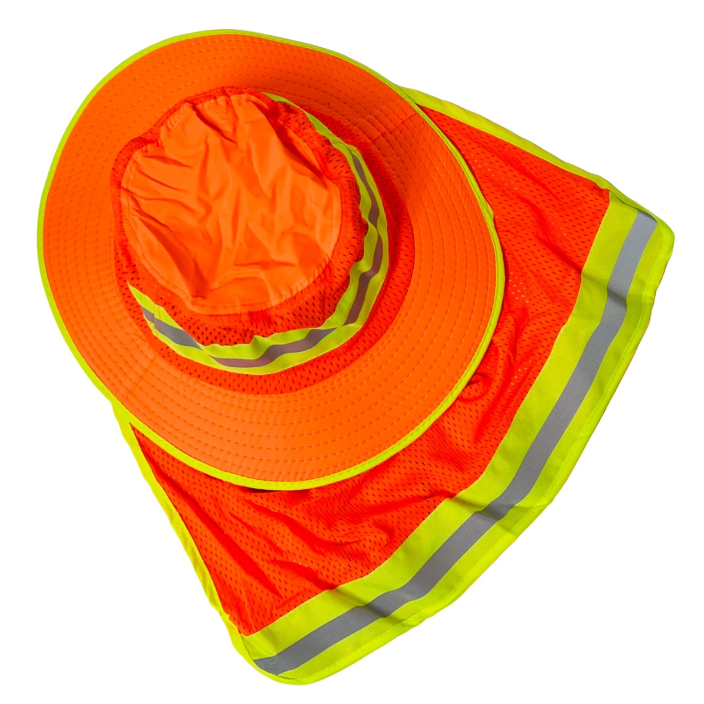 Packable and Adjustable Reflective Neon Boonie Sun Hat