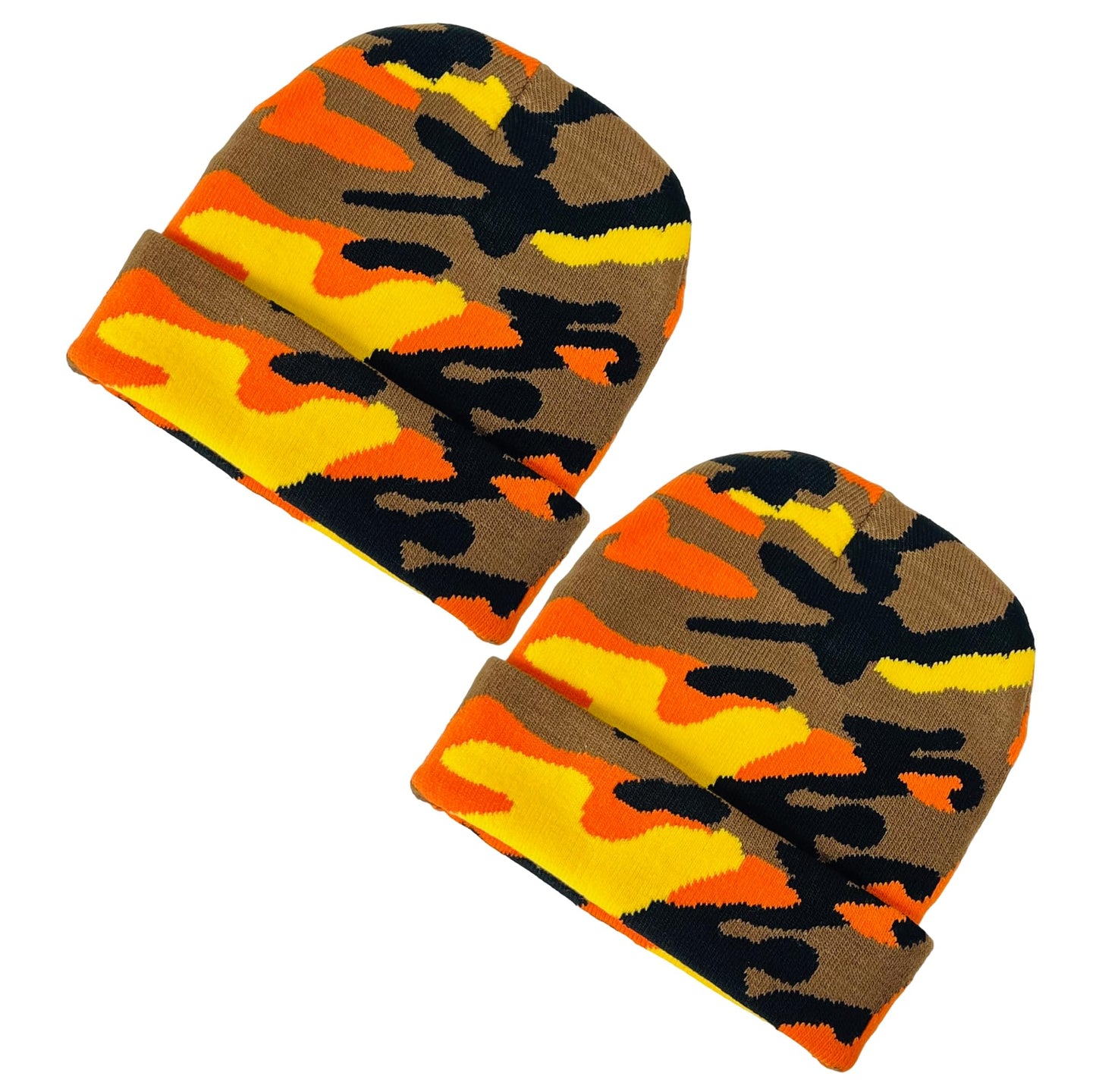 Super Soft Unisex Camo Print Winter Knit Beanie