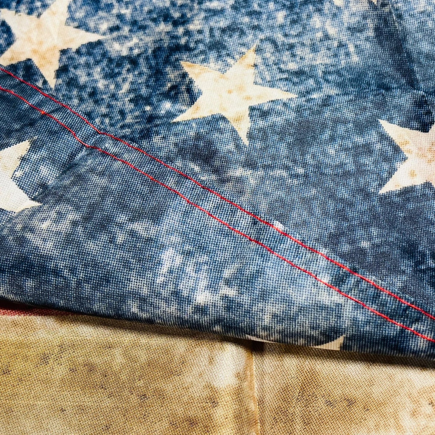 Double Stitched Antique American 3X5 Flag