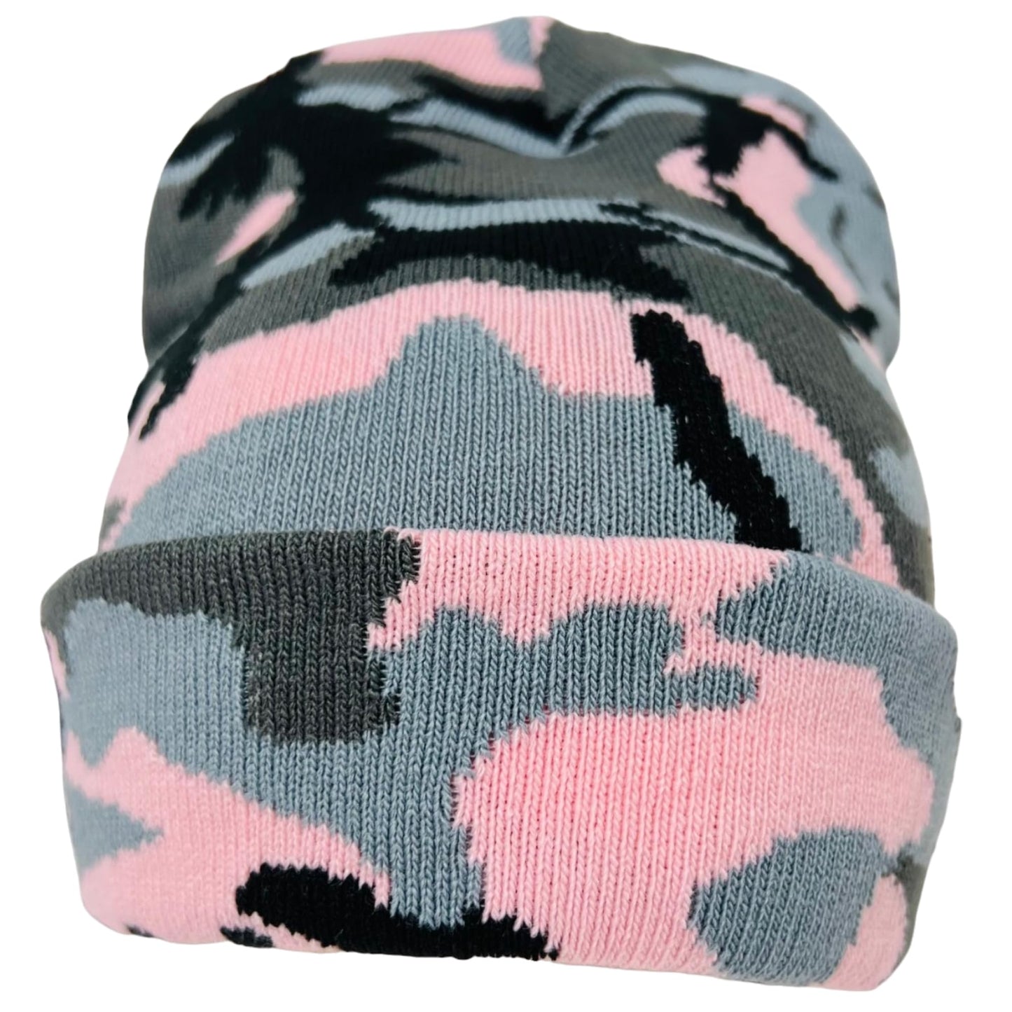 Super Soft Unisex Camo Print Winter Knit Beanie