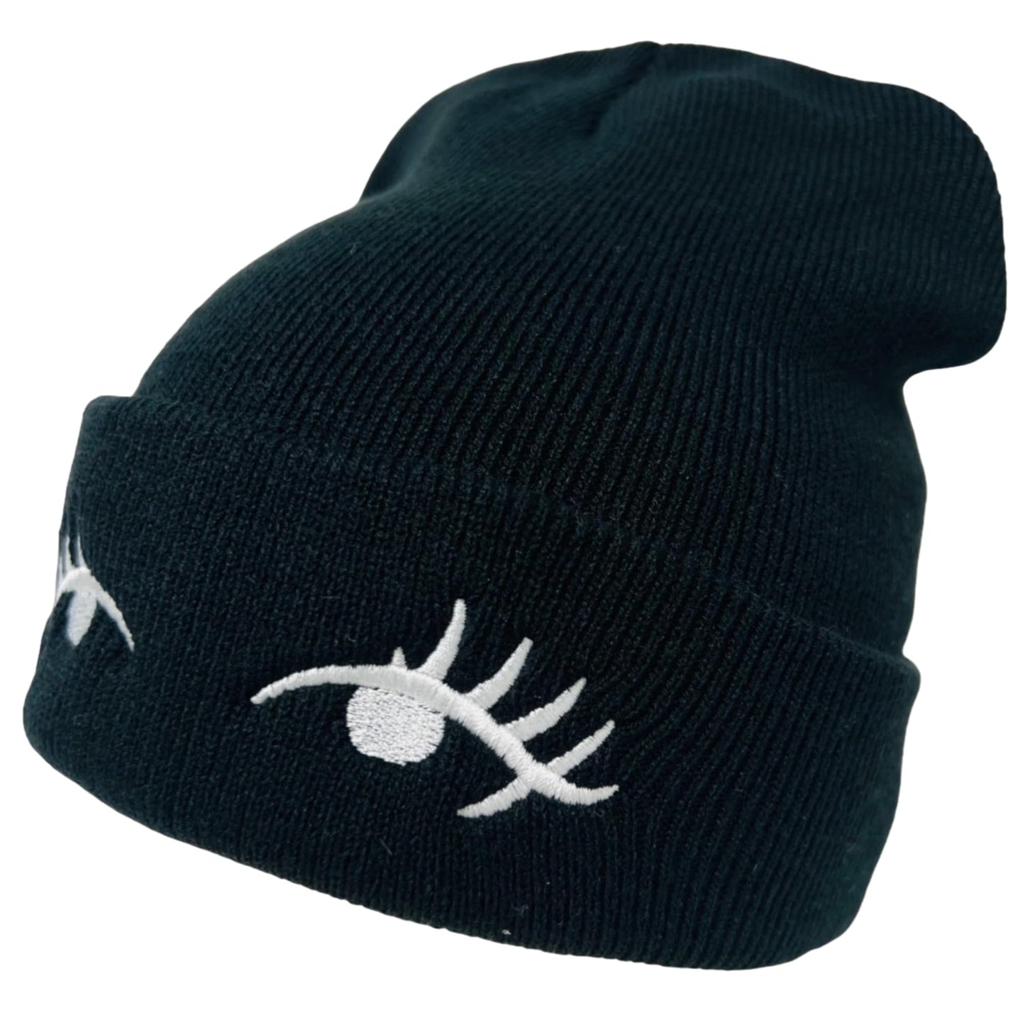 Unisex Embroidered Expression Mood Winter Knit Beanie