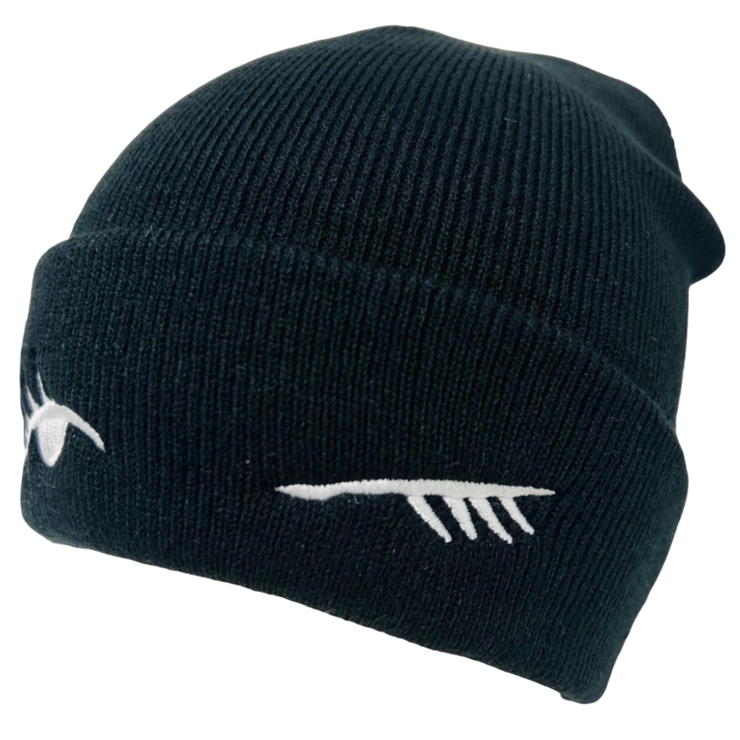 Unisex Embroidered Expression Mood Winter Knit Beanie