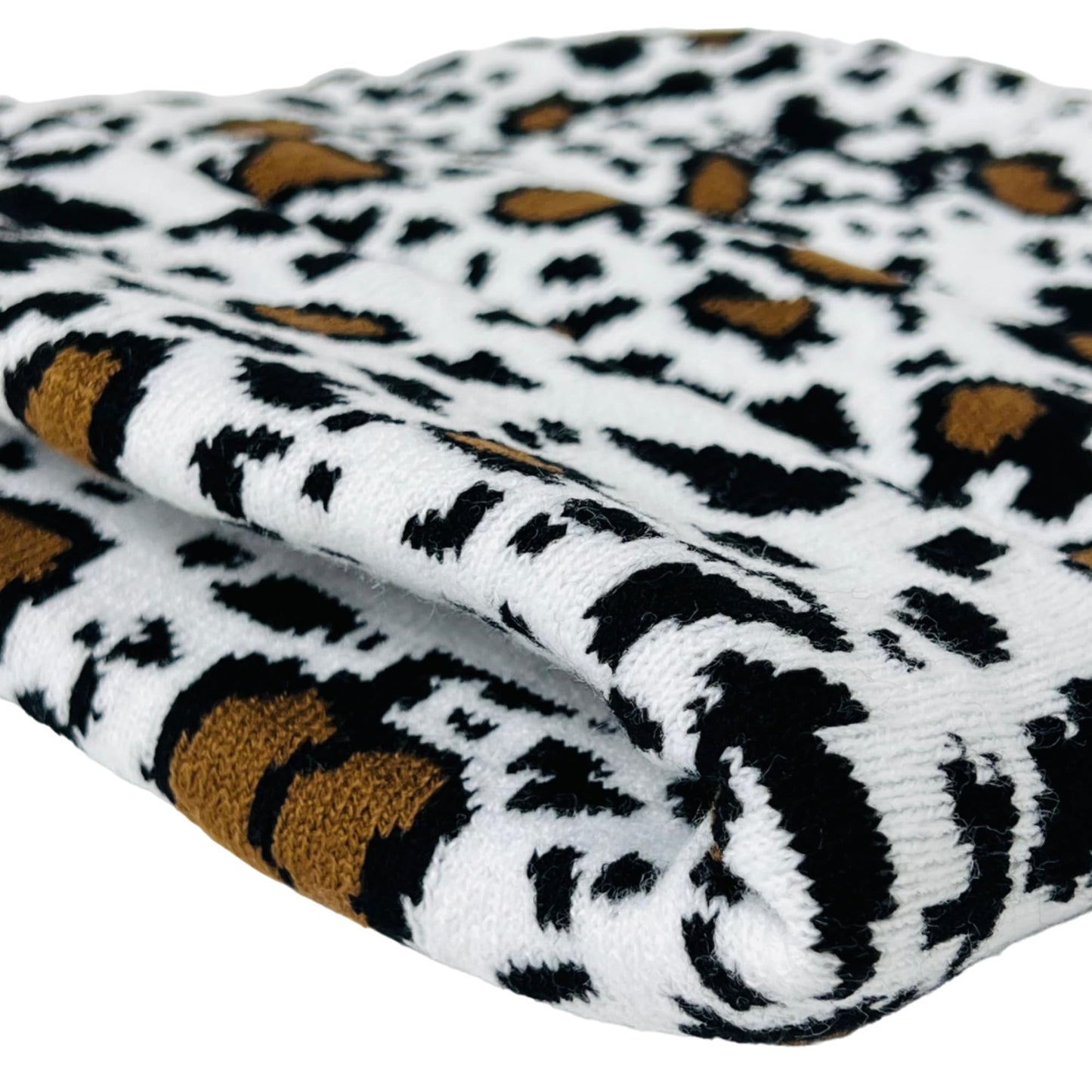 Super Soft Unisex Animal Print Winter Knit Beanie
