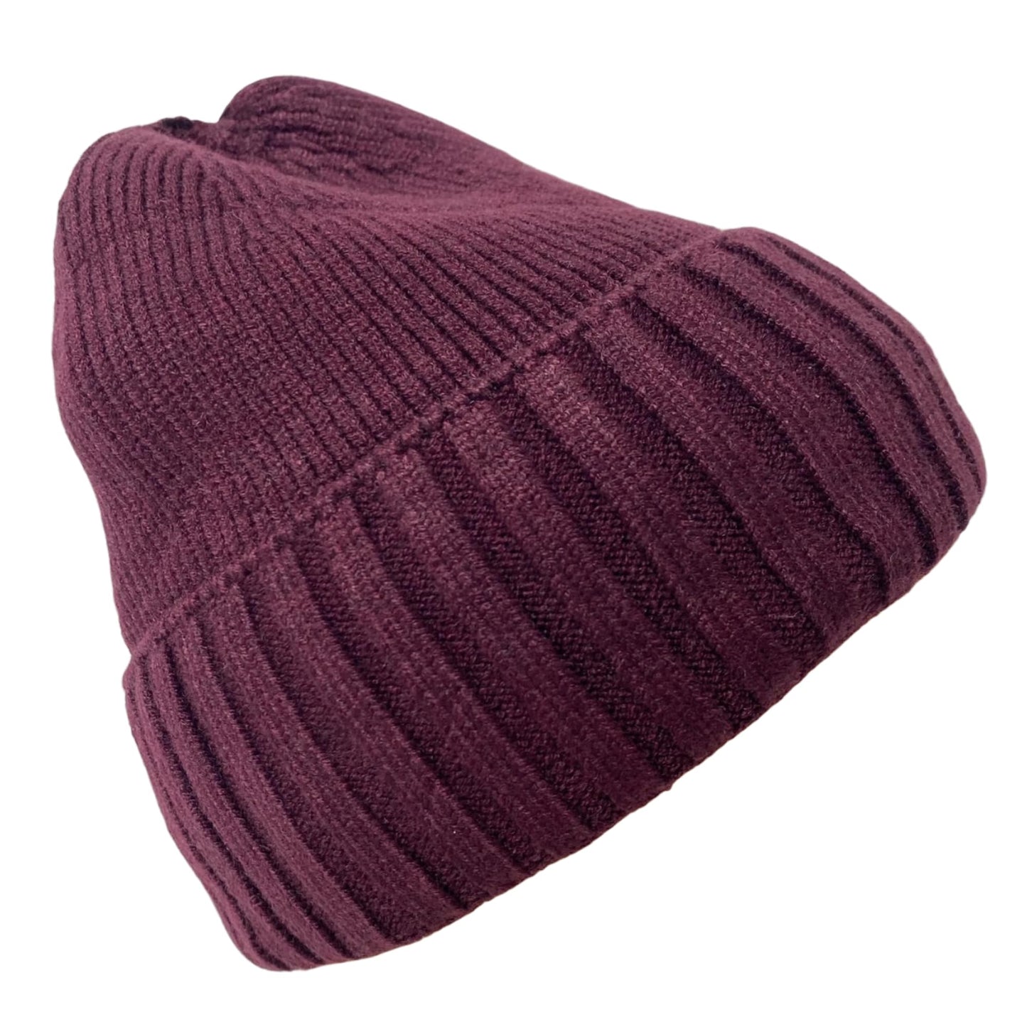 Super Soft Plush-Lined Solid Color Knitted Sport Cuffed Winter Hat