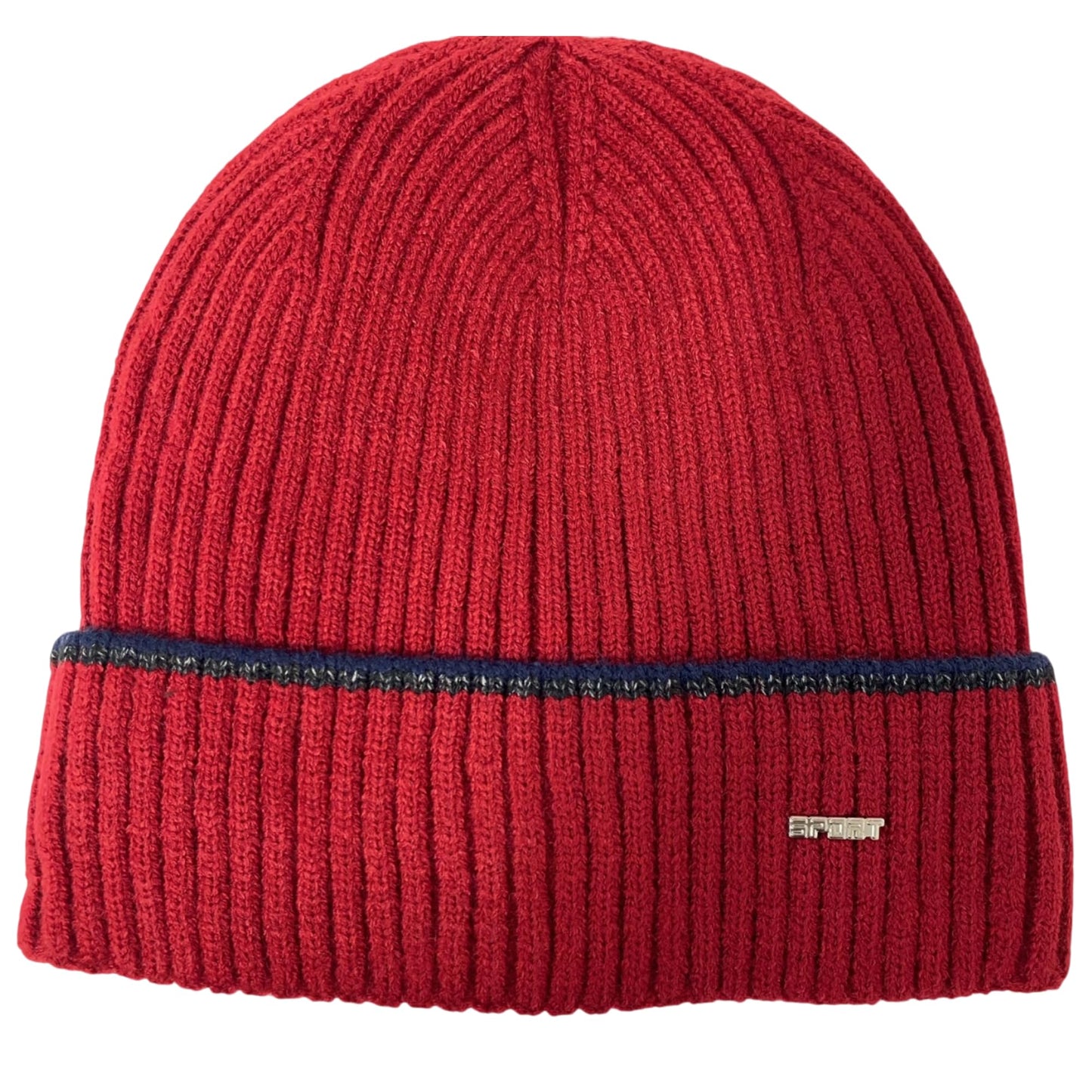 Unisex Super Soft Plush-Lined Solid Color Knitted Sport Cuffed Winter Hat