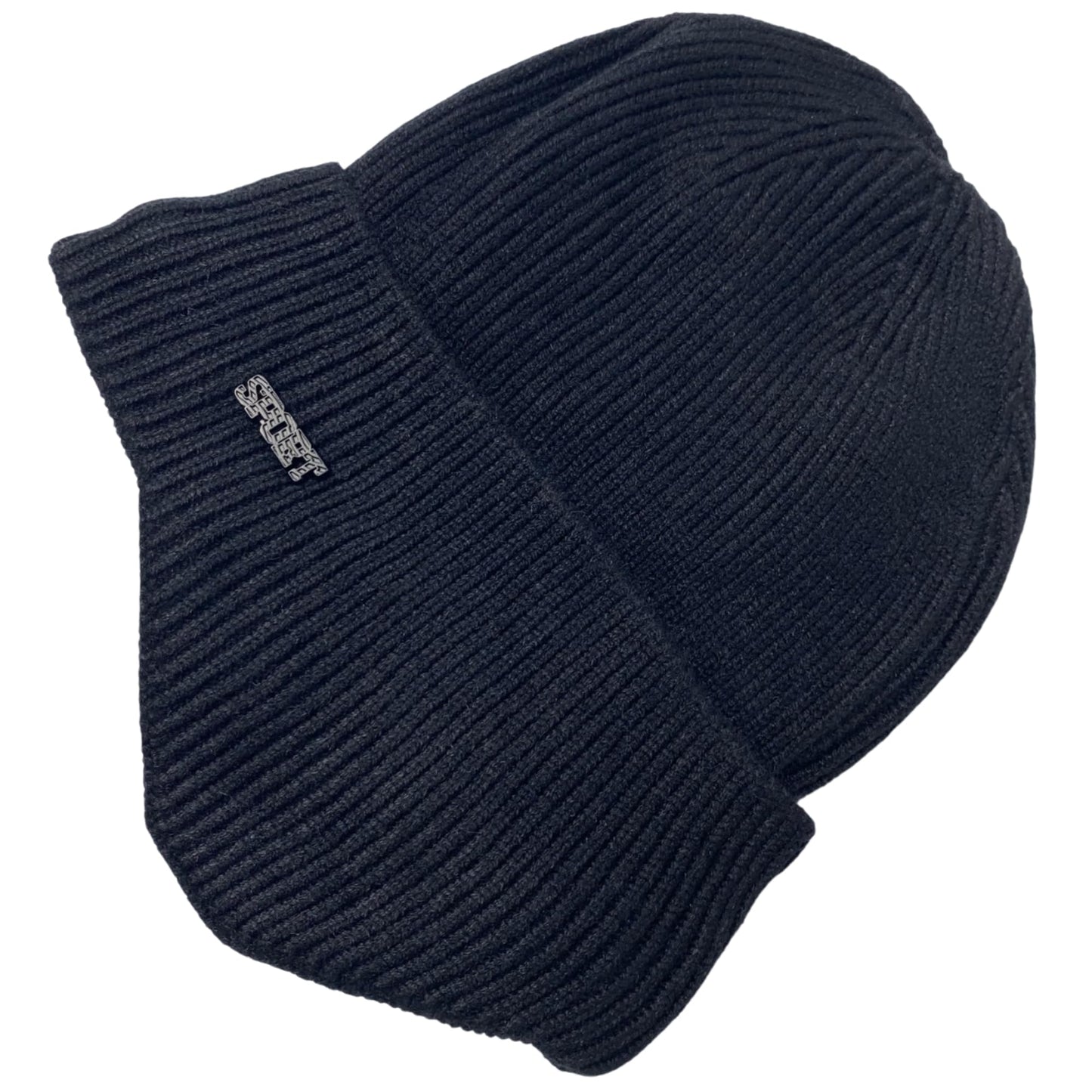 Super Soft Plush-Lined Solid Color Knitted Sport Cuffed Hat with Ear Cover