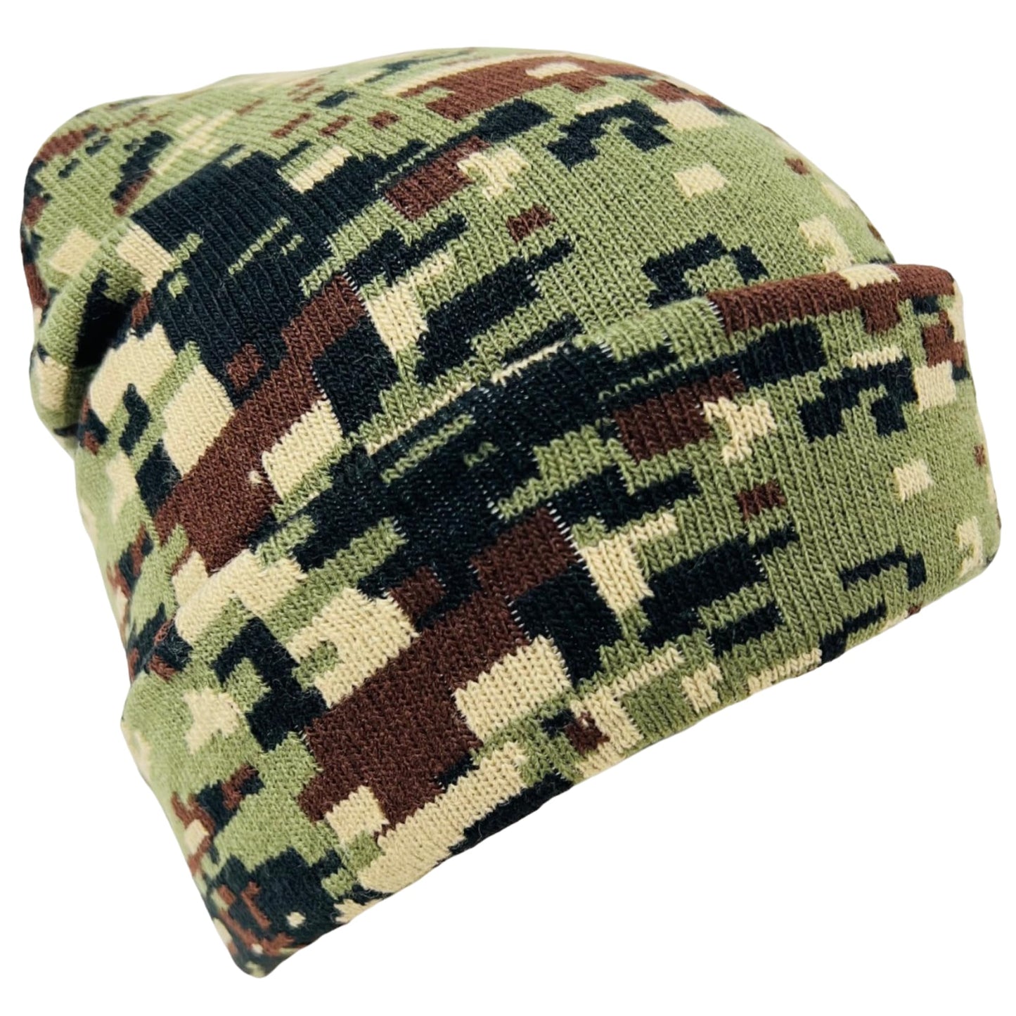 Super Soft Unisex Camo Print Winter Knit Beanie