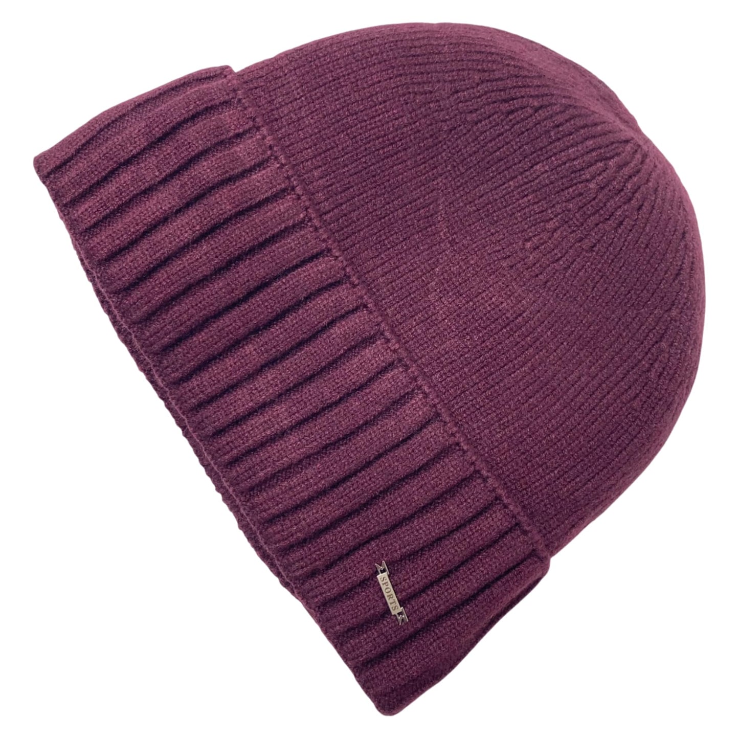 Super Soft Plush-Lined Solid Color Knitted Sport Cuffed Winter Hat