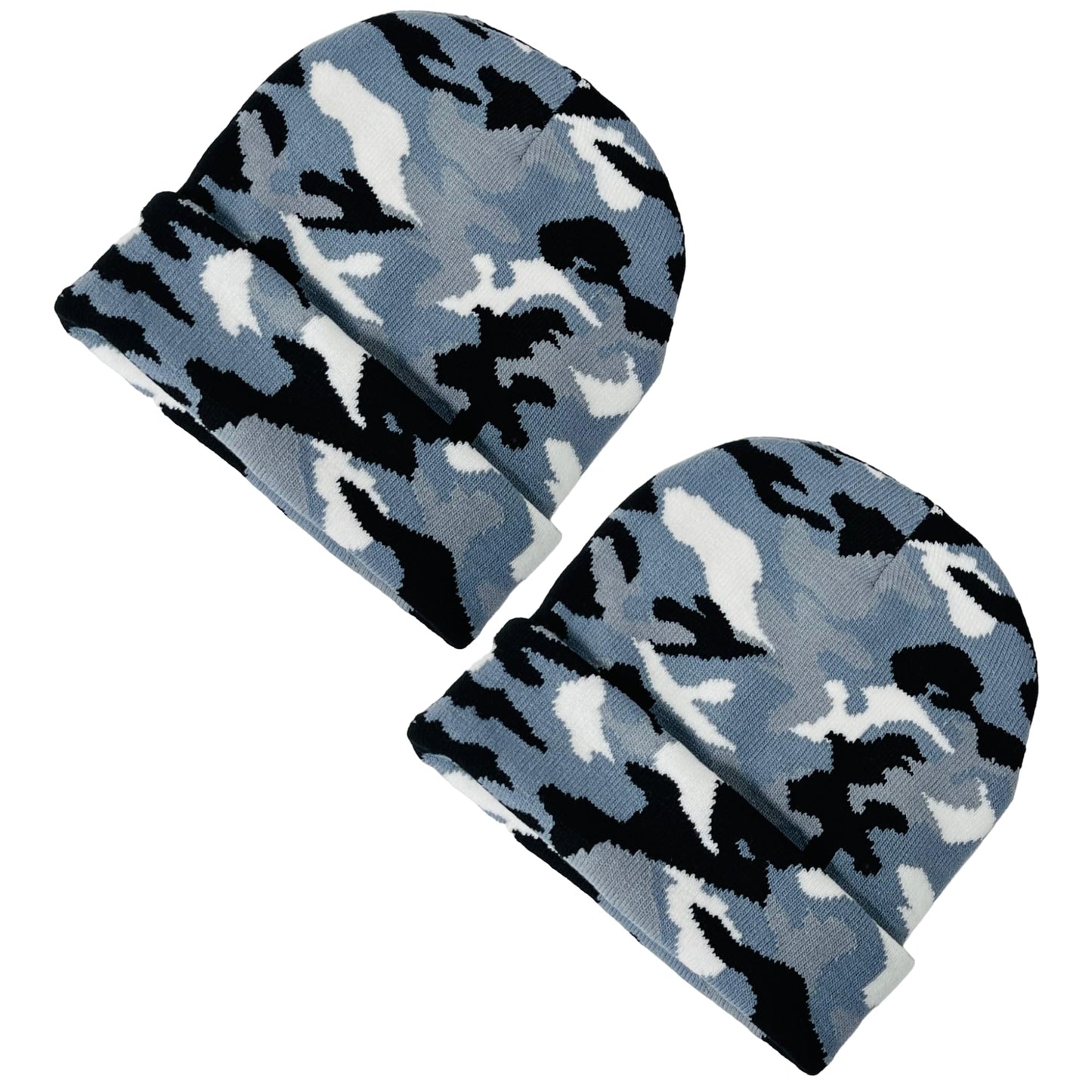 Super Soft Unisex Camo Print Winter Knit Beanie