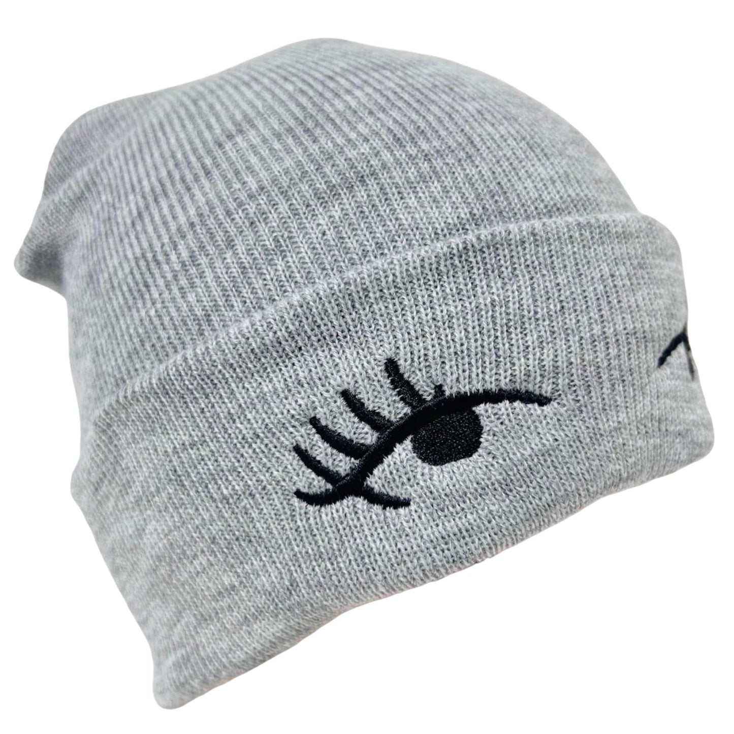 Unisex Embroidered Expression Mood Winter Knit Beanie