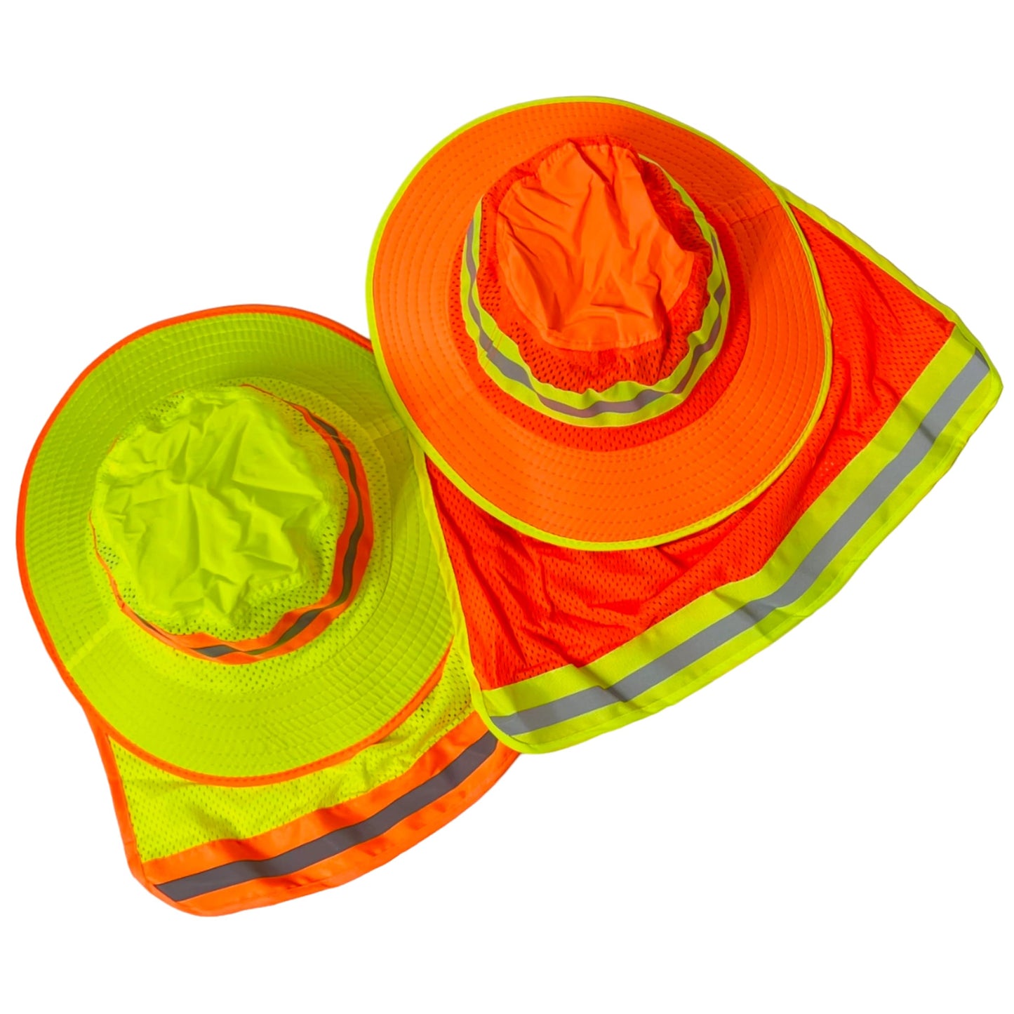 Packable and Adjustable Reflective Neon Boonie Sun Hat