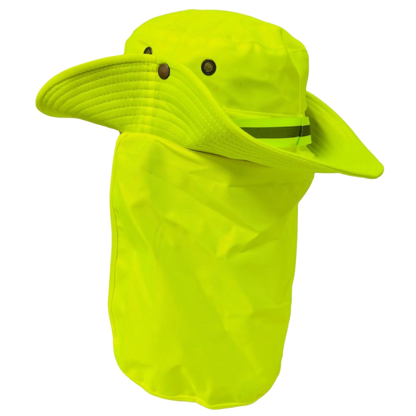 Packable and Adjustable Reflective Neon Boonie Sun Hat