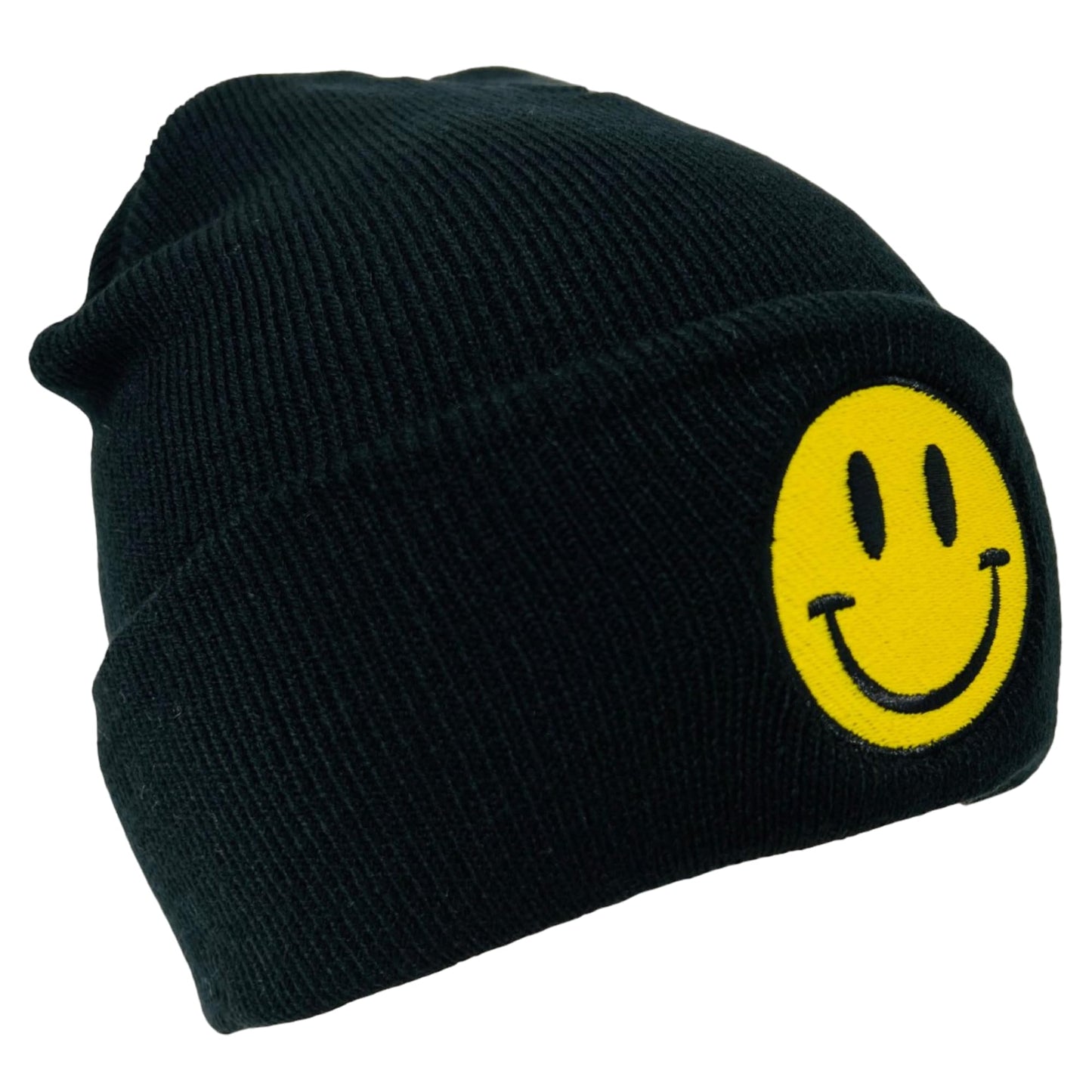 Unisex Embroidered Emoji Winter Knit Beanie