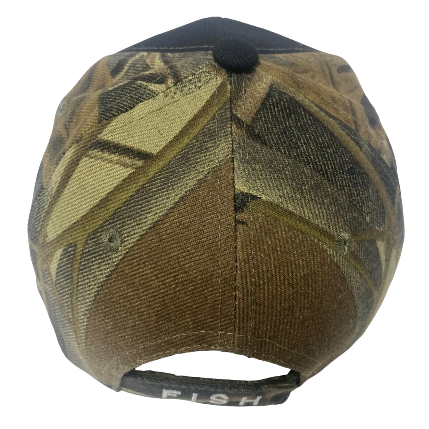 Embroidered Born to Fish Forced to Work Adjustable Baseball Cap