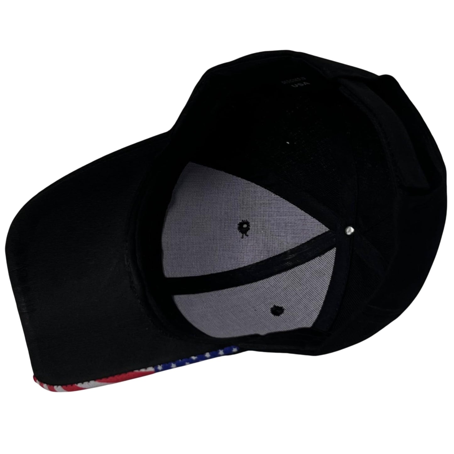 Roytrense Embroidered Flag Unisex Adjustable Solid Baseball Cap