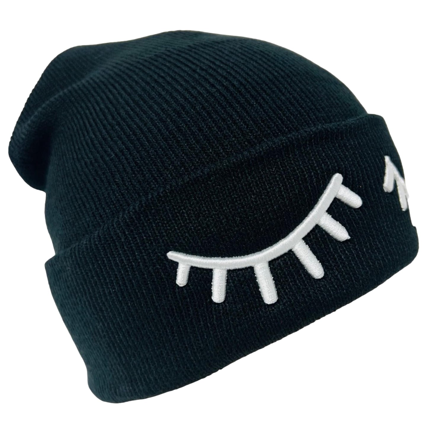 Unisex Embroidered Expression Mood Winter Knit Beanie
