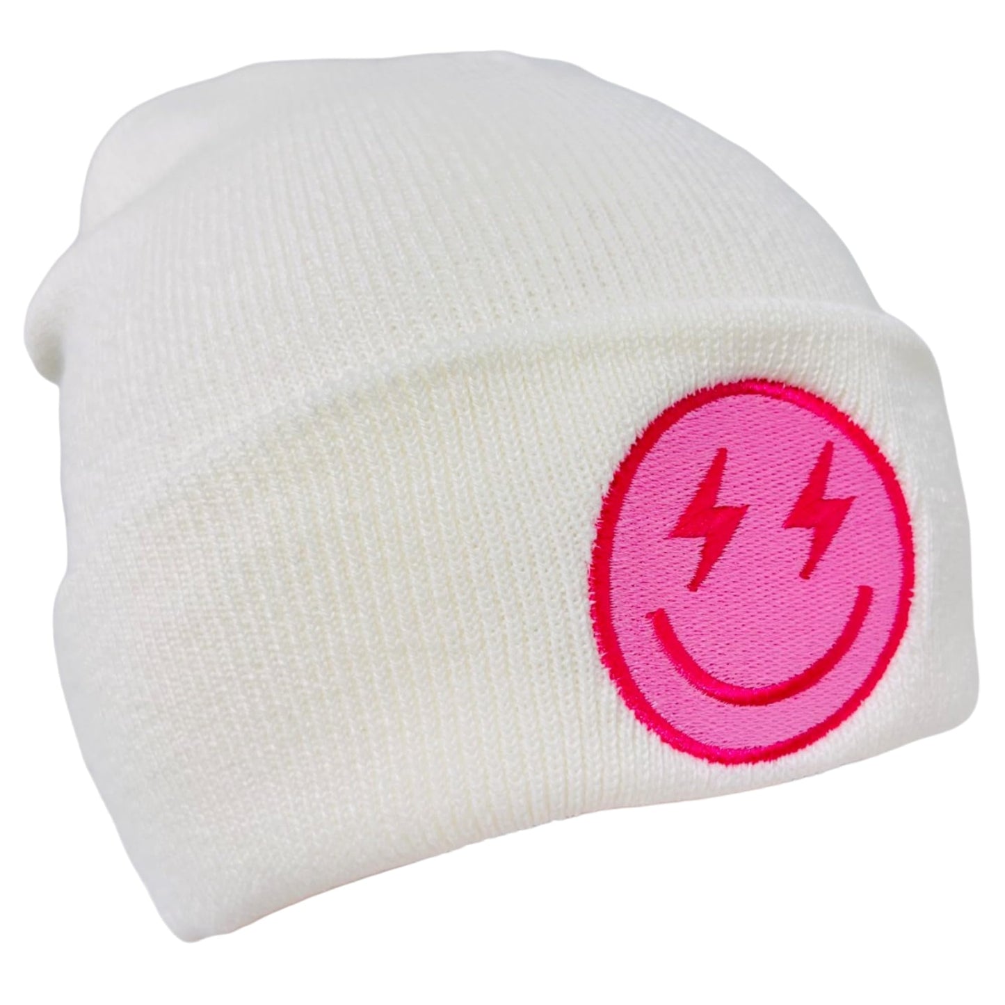 Unisex Embroidered Emoji Winter Knit Beanie