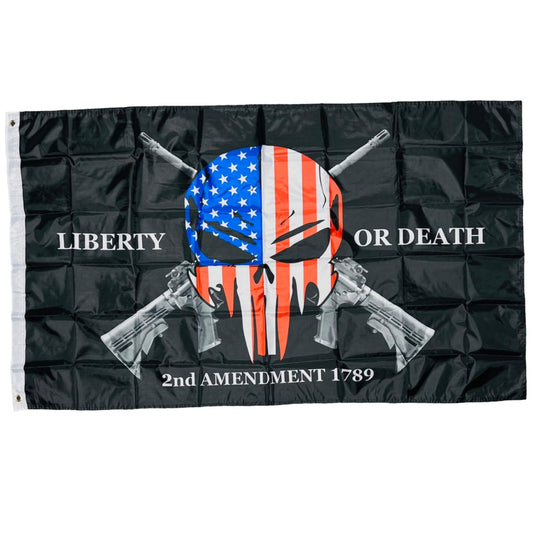 Double Stitched Liberty or Death 2nd Amendment 3X5 Flag