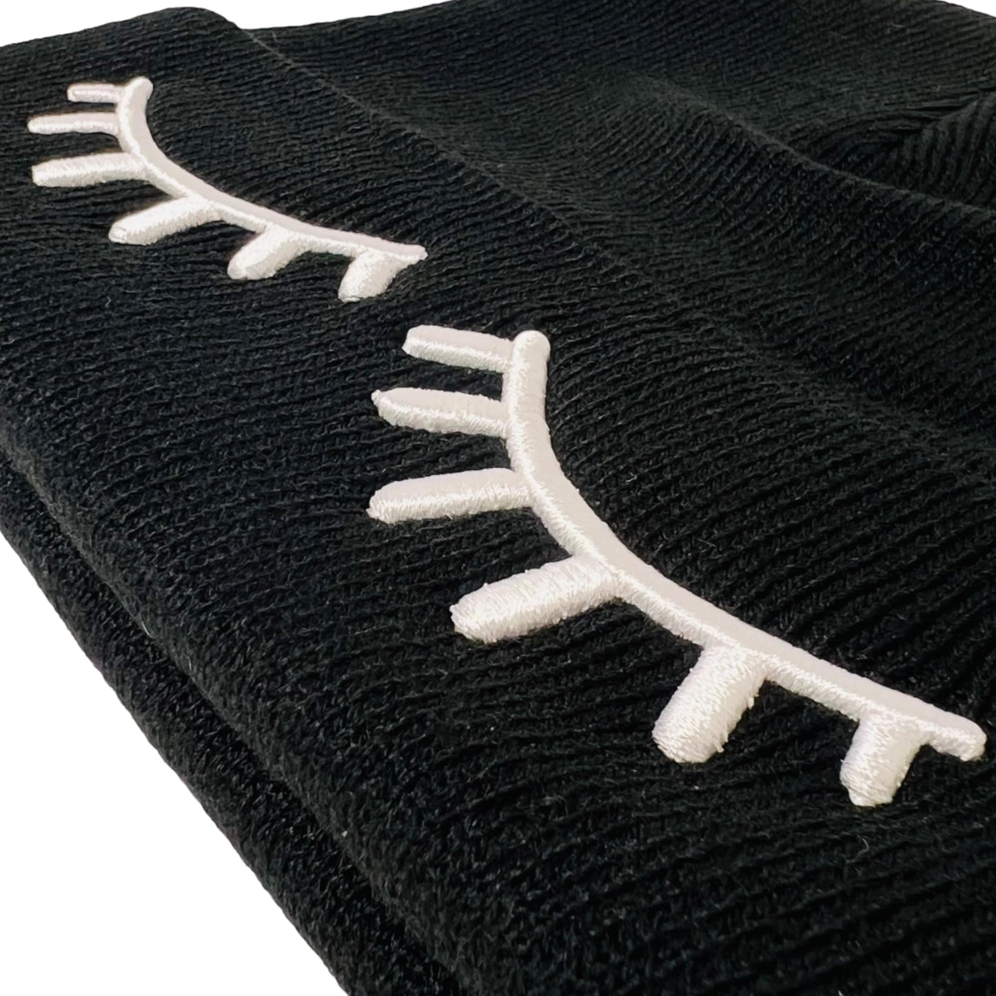 Unisex Embroidered Expression Mood Winter Knit Beanie