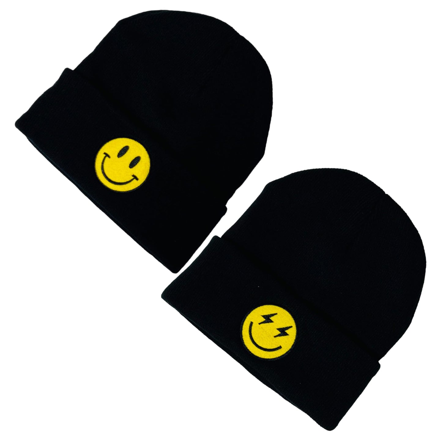Unisex Embroidered Emoji Winter Knit Beanie